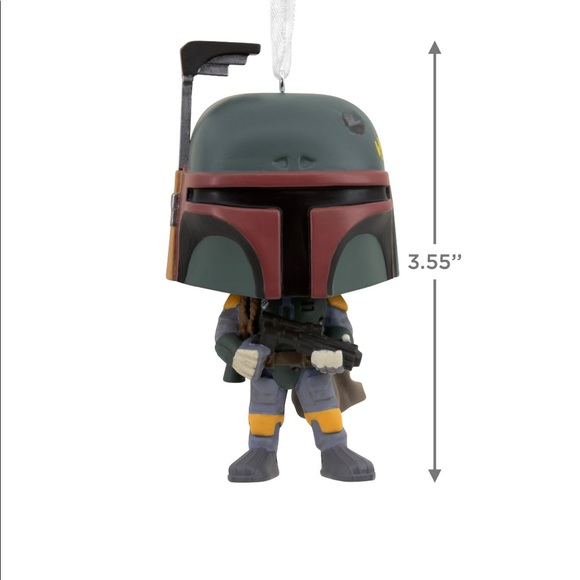Star Wars The Mandalorian Bobafett Special Edition Holiday Ornament NIB - Picture 4 of 4